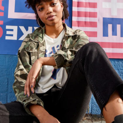 girl in streetwear