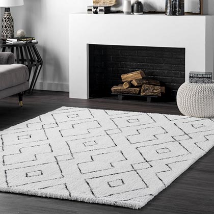 geometric rug
